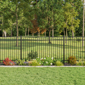 Alternating spear top Aluminum Fence in South Jersey