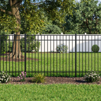 Flat Top Aluminum Fence in South Jersey