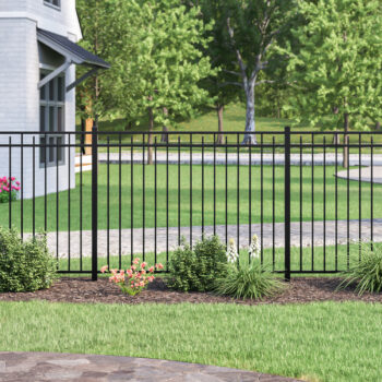 Flat Top Aluminum Fence in South Jersey