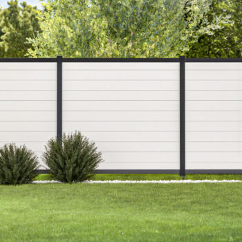 Mixed Material Aluminum Fence in South Jersey