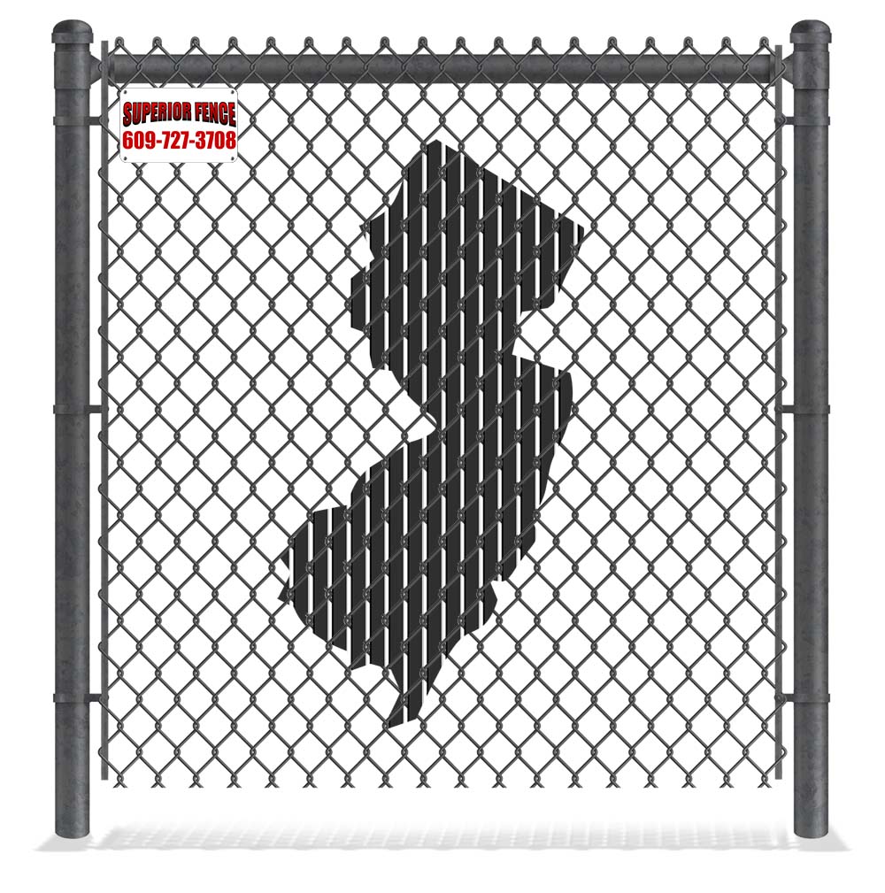 Fence company in South Jersey - our New Jersey state map