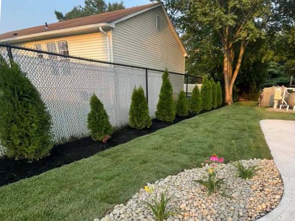 Pitman New Jersey chain link fencing with privacy slats