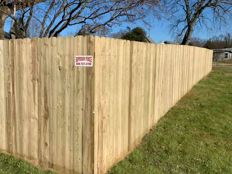 Pitman New Jersey wood privacy fencing