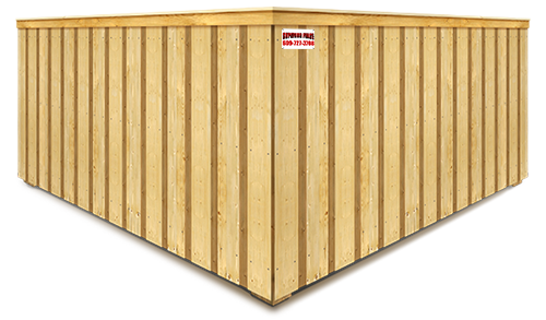 Sicklerville NJ cap and trim style wood fence
