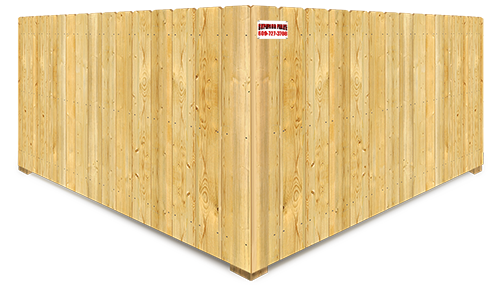 Sicklerville NJ stockade style wood fence
